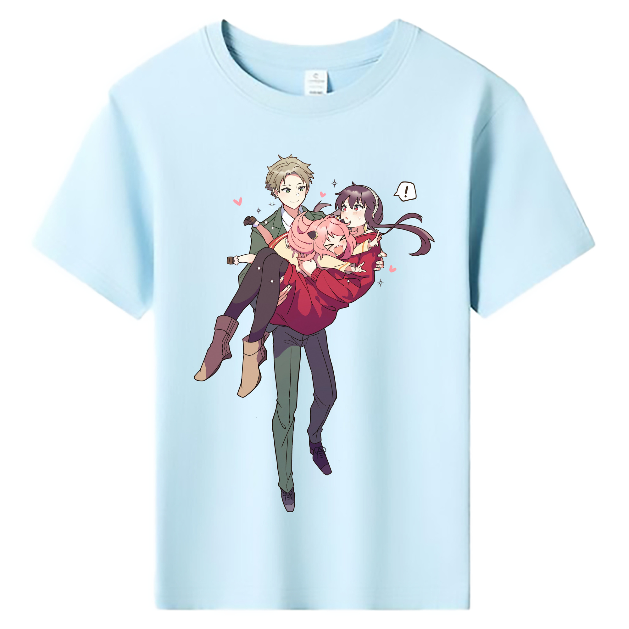 （画像用） SPY×FAMILY间谍家家酒 綿100％キッズTシャツ（フロントプリント）